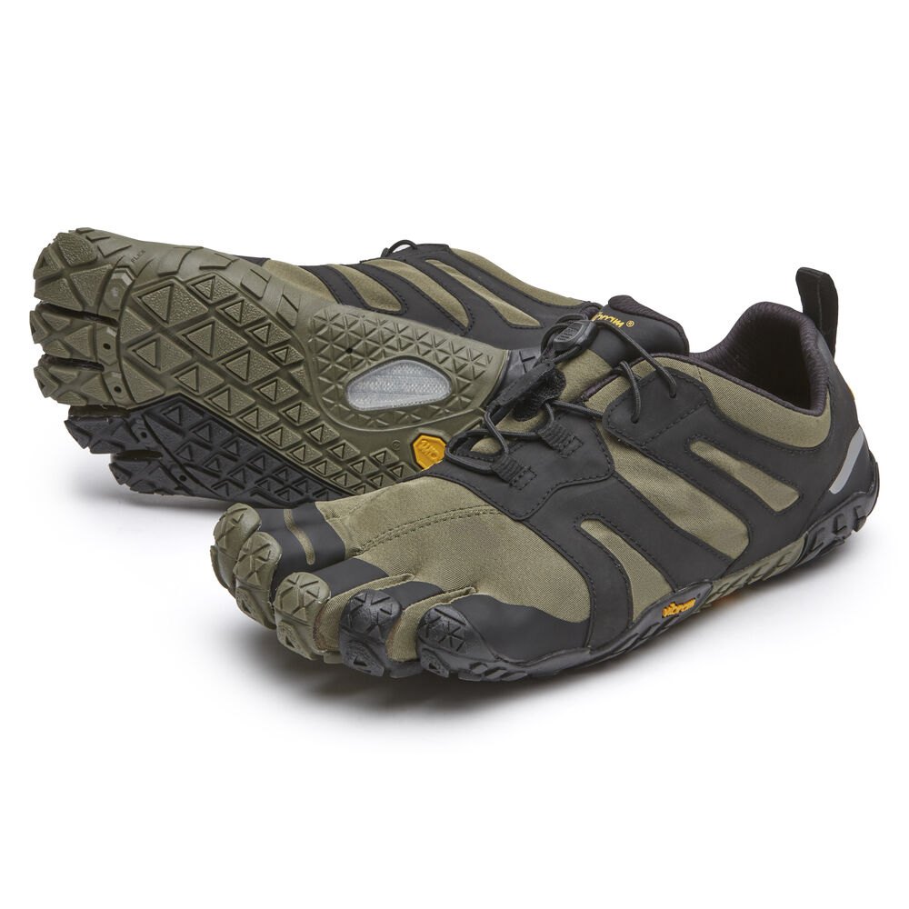 Tenis Mujer Verde Oliva/Negros - FiveFingers V-Trail 2.0 - ZLSMNF-267